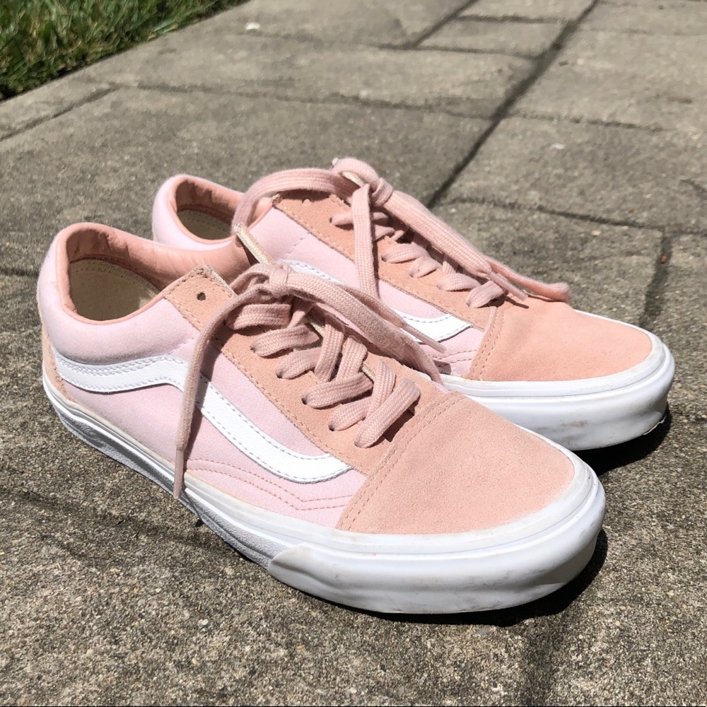 Pink Suede Old Skool Vans